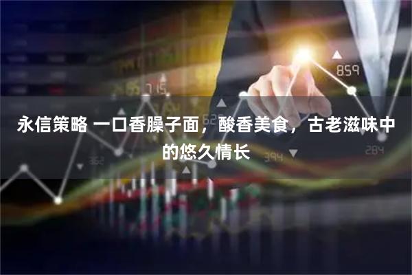 永信策略 一口香臊子面，酸香美食，古老滋味中的悠久情长